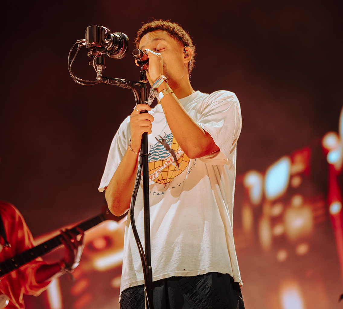 Loyle Carner at Glastonbury 2025